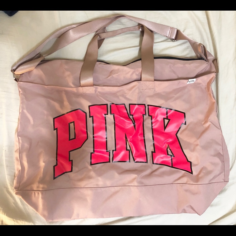 PINK VS XL Getaway/weekender tote bag